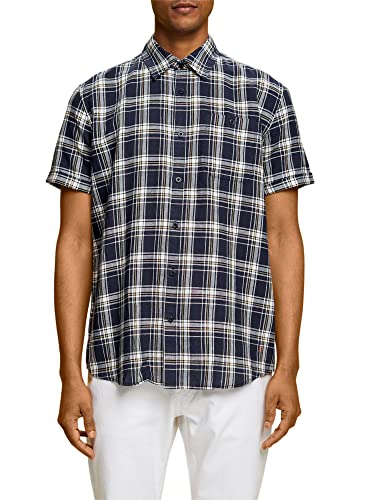 ESPRIT Męska koszula 043EE2F304, 400/NAVY, XXL, 400/granatowy, XXL