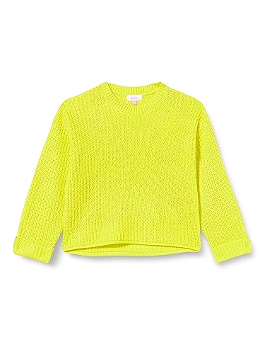 VERO MODA Damski sweter Vmsayla Fold Ls O-NCK Girl Noos sweter dzianinowy, Sulphur Spring, 46-48