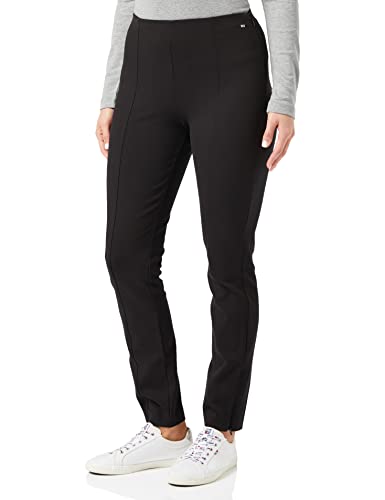 Tommy Hilfiger Legginsy damskie skinny Milano Slit, Czarny, 66