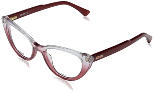 MOSCHINO MOS605 Okulary, Kryształowa siatka 51 dla kobiet, Crystal Red