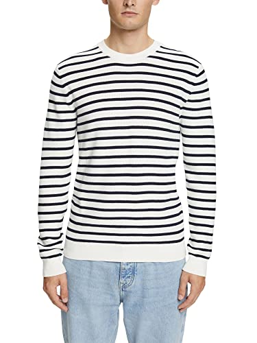 ESPRIT Sweter męski, 114/Off White 5, M
