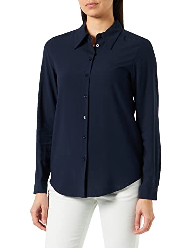 United Colors of Benetton Damska koszula 5wpwdq02z, ciemnoniebieska 016, XL, Ciemnoniebieski 016, XL