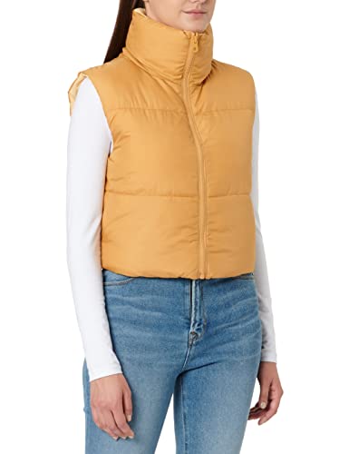 ONLY Krótka kamizelka damska ONLRICKY REV. Krótkie spodenki OTW NOOS Vest, Honey Mustard/szczegóły: JOJOBA, XXS