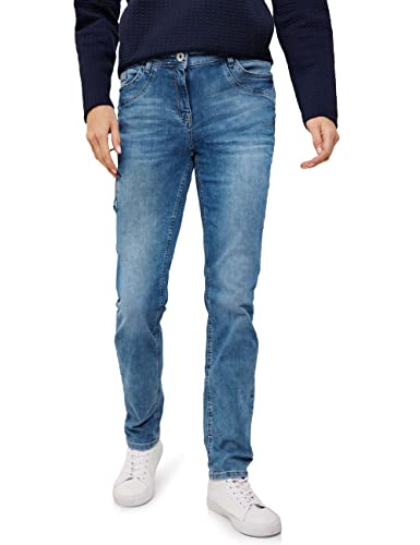 Cecil Damskie spodnie jeansowe luźne, Authentic Used Wash, 29W / 30L