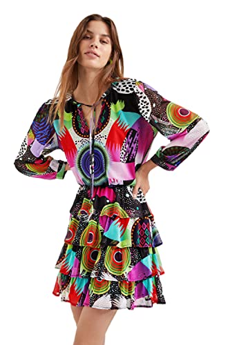 Desigual Damska sukienka Vest_Niza Casual, czarny, L