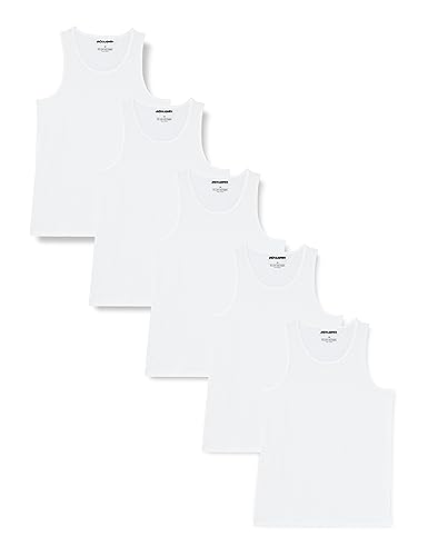 Bestseller A/S Męski tank top, Biały/opakowanie: biały - biały - biały - biały, XL