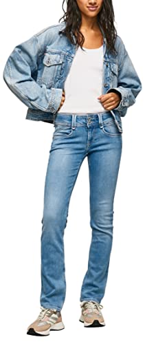 Pepe Jeans Dżinsy damskie New Gen, Niebieski (Denim-pe4), 27W / 32L
