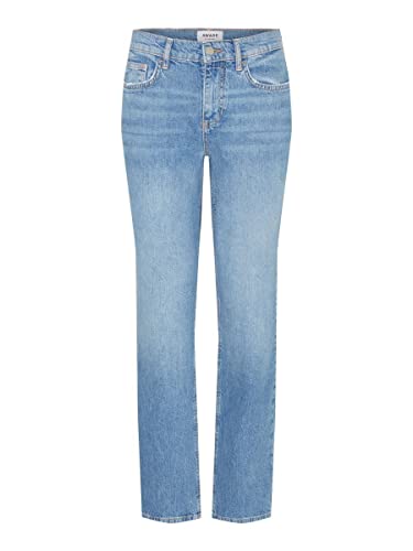 VERO MODA Spodnie damskie, niebieski (medium blue denim), 31W / 32L