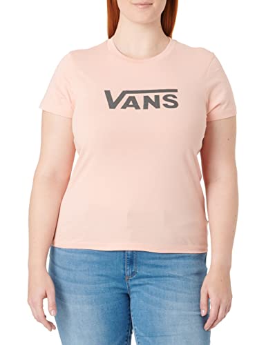 Vans Damska koszulka z okrągłym dekoltem Drop V SS, koralowa chmura-asfalt, XL, Koralowa chmura asfaltowa, XL