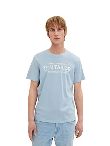TOM TAILOR Koszulka męska 1031877, 11752-Yonder Blue, XXL, 11752 – Yonder Blue, XXL