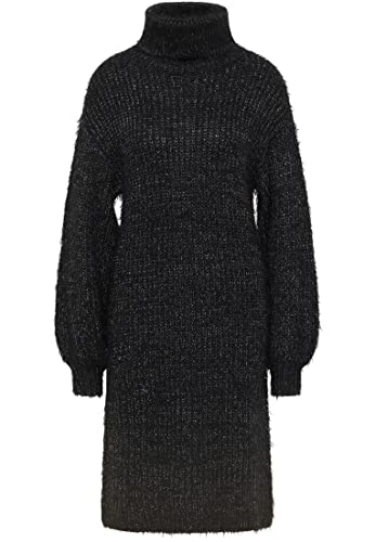 Jalene Damska sukienka z dzianiny 81133385, czarna, M/L, czarny, M-L