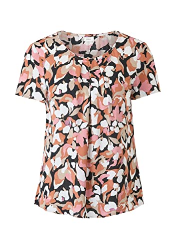 s.Oliver BLACK LABEL Bluzka damska, szara/czarna, 38 (DE)