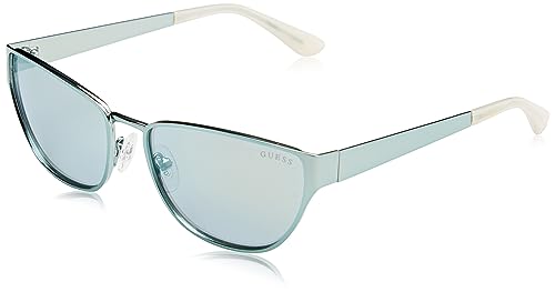 Guess Okulary damskie, Shiny Light Green, 57/16/135
