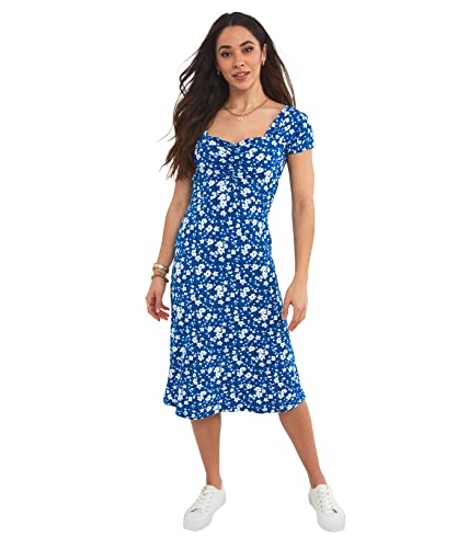 Joe Browns Damska sukienka 'Easy Loving Ditsy' w kwiaty, na co dzień, niebieska, 6