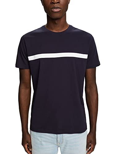 ESPRIT T-shirt męski 033EE2K306, 400/NAVY, XXL, 400/granatowy, XXL