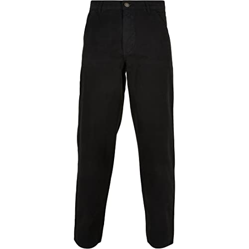 Urban Classics Spodnie męskie Canvas Pants Black 34, czarny, 34