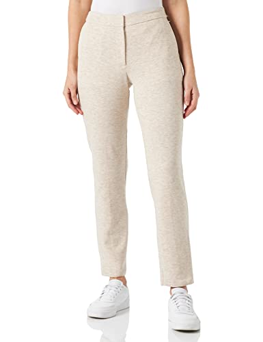 Tommy Hilfiger Damskie spodnie z dzianiny slim jersey, Mleko owsiane wrzosowe, 58