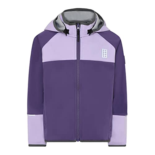 LEGO Dziewczęca kurtka Shell, 604 Medium Purple, 134 cm