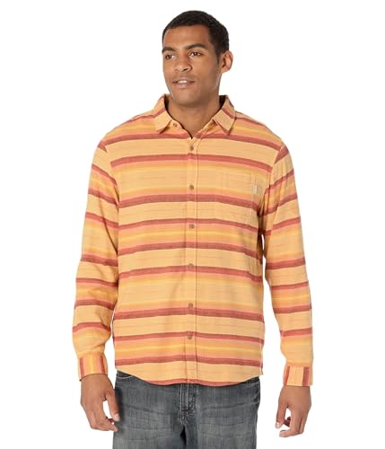 Hurley Męska koszula Portland Organic Flanela Ls, Kamyk, L, Pebble, L