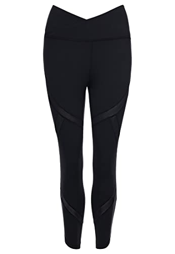 Superdry Damskie legginsy modelujące Flex Mesh, Czarny, 38