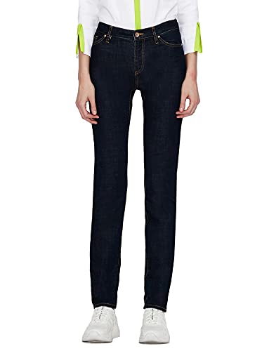 Armani Exchange Dżinsy damskie skinny Fit, Dżins indygo, 25W