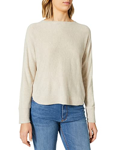 comma Sweter damski z długim rękawem, 80w5 kość słoniowa, M