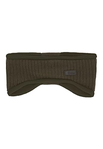 Sterntaler Chłopięca opaska na czoło niemowlęca melanż, zimowa opaska na czoło – opaska na czoło dla niemowląt, z podszewką z mikropolaru – ciemnozielona, 53, ciemnozielony, 53