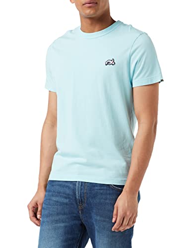 Kings of Indigo T-shirt męski Darius, Niebieski (Chest Carp Sky Blue 8138), M