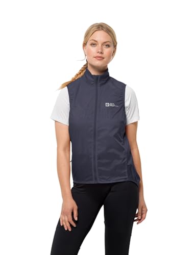 Jack Wolfskin Damska kamizelka MOROBBIA Wind Vest W, grafitowa, M, szary (Graphite), M