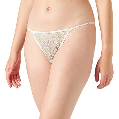 women'secret Damskie Stringi boczne Brazylia Brief Braguitas, Jasny Kaki, XS