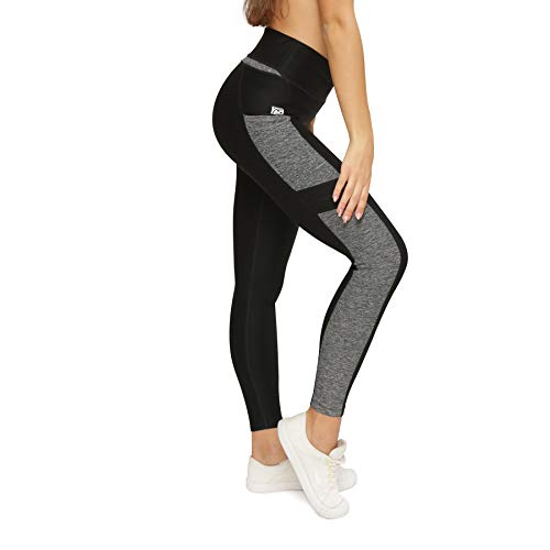 Formbelt® Damskie spodnie do biegania z kieszenią długie - legginsy ze stretchem do biegania na smartfon, iPhone, telefon komórkowy, klucze, joga