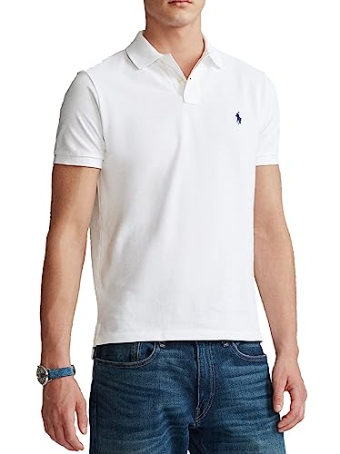 Polo Ralph Lauren Męska koszulka polo Ss Kc Slim Fit biała, biały (White A1000), S
