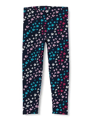 s.Oliver Dziewczęce legginsy z Thermofleece Blue 104, niebieski, 104 cm