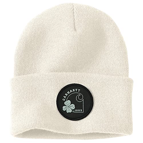 Carhartt Unisex dzianinowa czapka dzianinowa Shamrock Beanie, Winter White, 105690