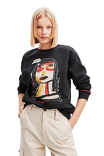 Desigual Bluza damska, czarny, M