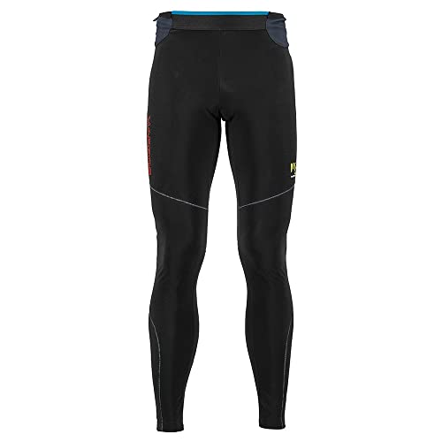 Karpos 2521020-400 LAV. P. Winter Tight Legginsy Mężczyźni Czarny/Indie Ink/Grenadyny Rozmiar XL, Czarny/Indie Ink/Grenadyny, XL