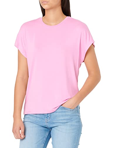 JdY Jdynelly S/S O-Neck Top JRS Noos T-shirt damski, Fuksja Ró?owy, L