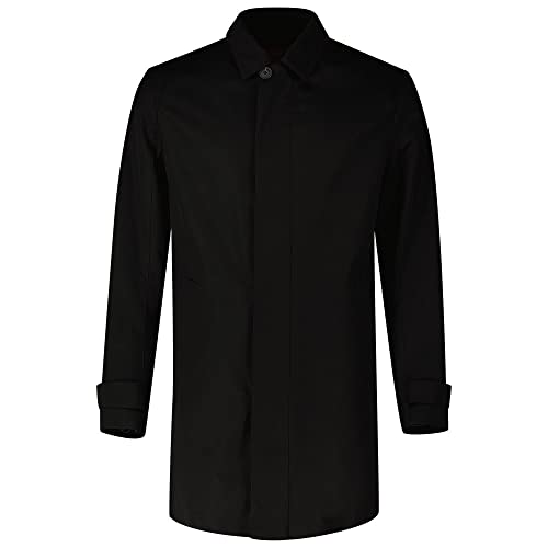 HUGO Płaszcz męski, czarny (Black1), 98