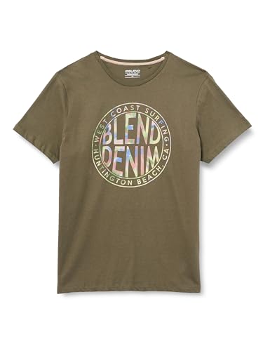 Blend Męski T-shirt T-shirt, 190414/Forest Night, L, 190414/Forest Night, L