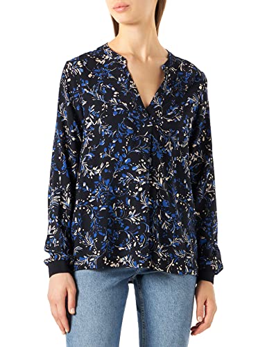 Part Two Tonniepw BL bluzka damska, Dark Navy Marble Branch Print, 36