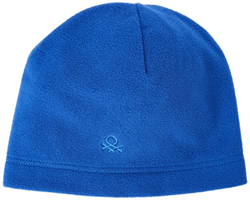United Colors of Benetton Chłopięca czapka 6u87ca00t zestaw akcesoriów zimowych, niebieski (Electric Blue) 67 V, M (2 sztuki)