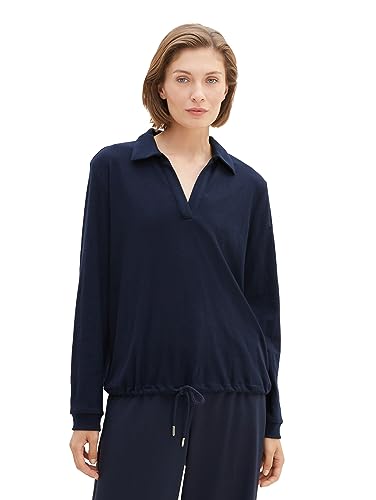 TOM TAILOR Bluza damska, 10668 - Sky Captain Blue, S