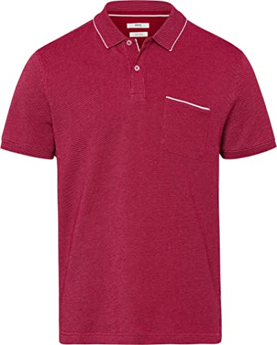 BRAX Męska koszulka polo Paddy PIQUÉ w sportowym stylu dwukolorowym, Toxic, M, Toksyczny, M
