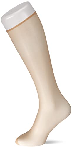 Dim Beauty Resist Przezroczyste pończochy kolanowe, 2 pary, jednokolorowe, damskie – talia Unique, Beżowy (Capri), rozmiar uniwersalny