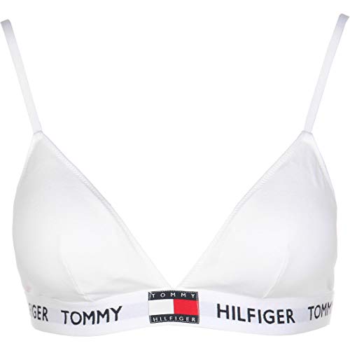 Tommy Hilfiger Biustonosz usztywniany trójkątny W, Klasyczny Biały, S