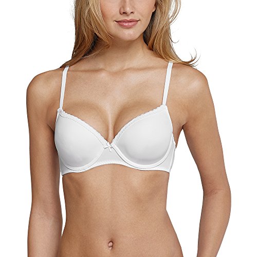 Schiesser Push-up BH mit Bügel Biustonosz Damski, Biały (Weiss 100), 80C