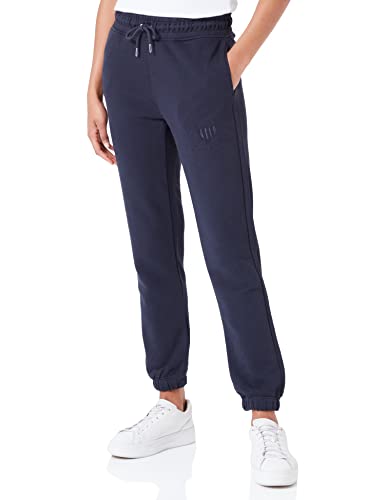 GANT Damskie spodnie dresowe Tonal Archive Shield Sweat Pants, swobodne, niebieskie (Evening Blue), standardowe, niebieski (Evening Blue), XL