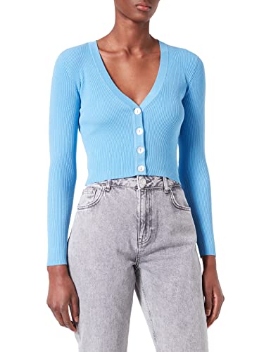 bestseller a/s Damski kardigan JDYDONNEL L/S NOOS KNT z dzianiny, Little Boy Blue, L