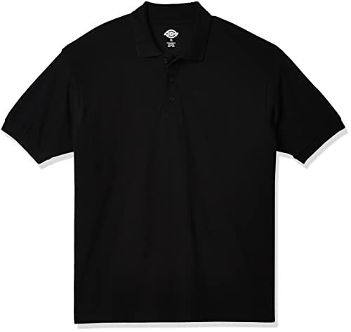 Dickies Męska koszulka polo z krótkim rękawem, Czarny, XXL