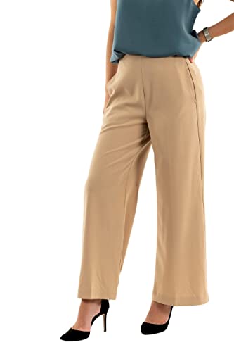 ICHI Damskie spodnie IHFANIA PA swobodne, 151308/Doeskin, 38